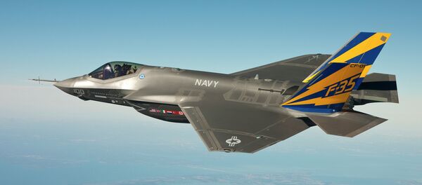 The F-35C conducts a test flight. - Sputnik International