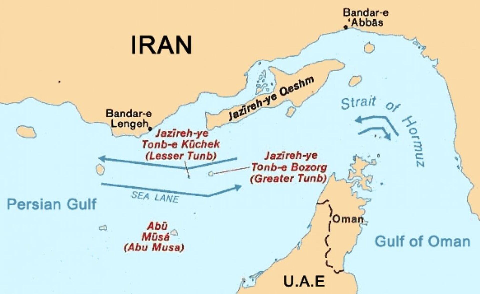 Map of Strait of Hormuz - Sputnik International, 1920, 30.12.2024