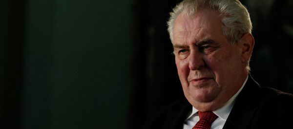 Czech Republic's President Milos Zeman - Sputnik International