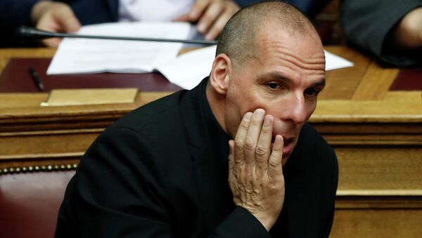 Greece's Finance Minister Yanis Varoufakis attends an emergency Parliament session in Athens, on Friday, June 5, 2015 - Sputnik International