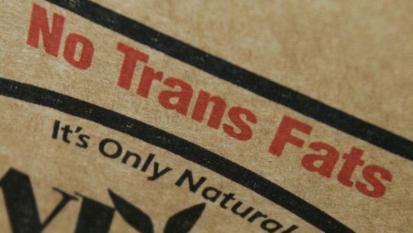 The United States will begin reducing the level of trans fat in its food supply after a study found that the fatty acid is unsafe for the human body. - Sputnik International