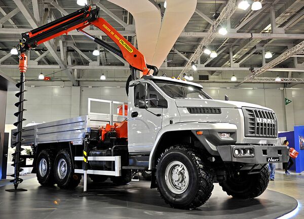A drilling truck variant of the new Ural Next - Sputnik International