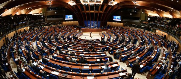 Delegates at a plenary meeting of the Parliamentary Assembly of the Council of Europe Delegates at a plenary meeting of the Parliamentary Assembly of the Council of Europe - Sputnik International
