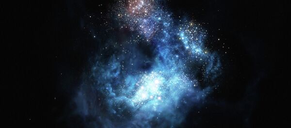 This artist’s impression shows CR7 a very distant galaxy discovered using ESO’s Very Large Telescope. - Sputnik International