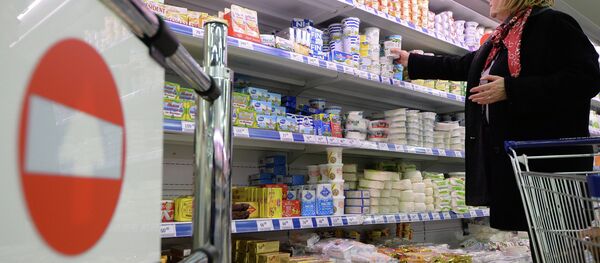 Dairy products at a Moscow supermarke - Sputnik International