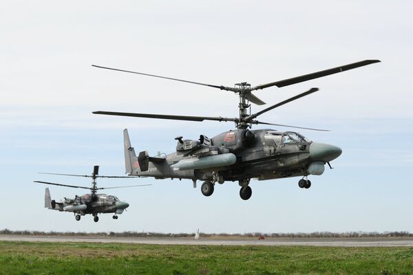 Ka-52 Alligator multi-purpose all-weather helicopters - Sputnik International