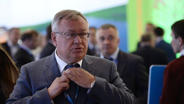 VTB Bank President, CEO and supervisory board member Andrei Kostin at the 2015 St. Petersburg International Economic Forum, June 18, 2015 - Sputnik International