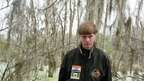 Dylann Roof is pictured in this undated photo taken from his Facebook account. Roof is suspected of fatally shooting nine people at a historically black South Carolina church in Charleston on June 18, 2015 - Sputnik International