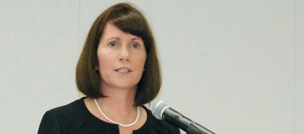 Toyota Motor Corp's Managing Officer and Chief Communications Officer Julie Hamp speaks to media during a news conference in Nagoya, central Japan Toyota Motor Corp's Managing Officer and Chief Communications Officer Julie Hamp speaks to media during a news conference in Nagoya, central Japan - Sputnik International