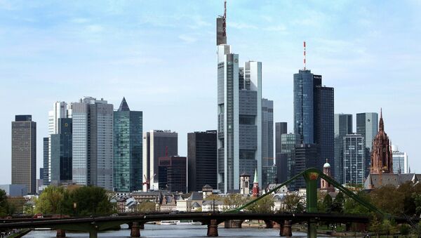 The skyline of Frankfurt am Main, central Germany - Sputnik International