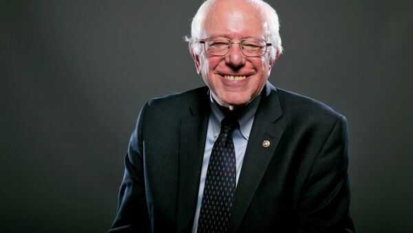 Democratic Presidential candidate Sen. Bernie Sanders, I-Vt., poses for a portrait before an interview, Wednesday May 20, 2015, in Washington. - Sputnik International