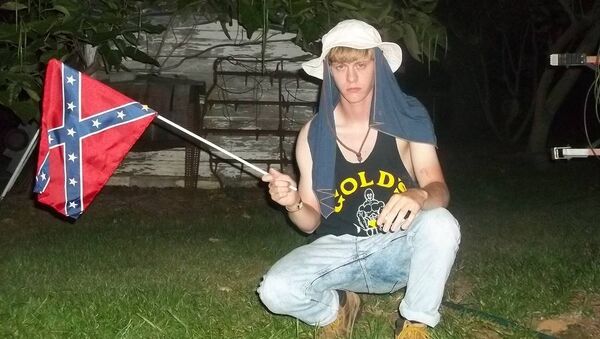 A photo Dylann Storm Roof, who killed nine parishoners in a Charleston church, taken from his personal site which included a racist manifesto - Sputnik International