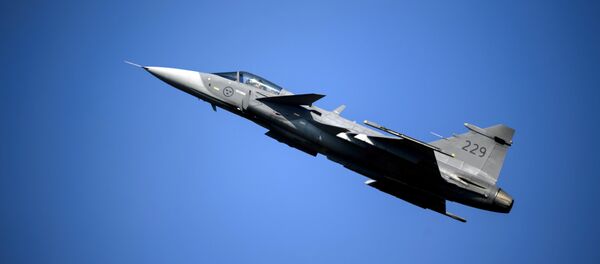 A Saab JAS 39 Gripen fighter jet - Sputnik International