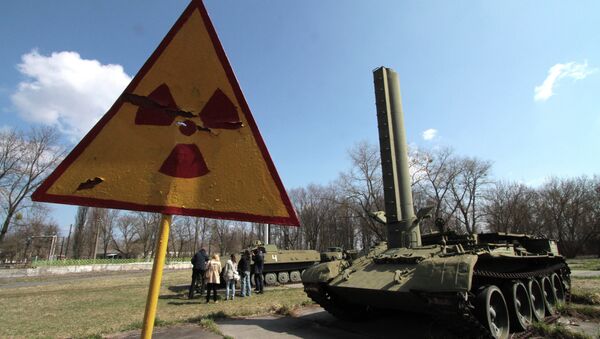 Ukrainian Forces Warn of Possible Radiation Leak in Donetsk Area - Sputnik International