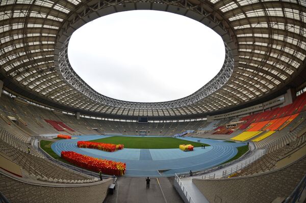 Renovation of Luzhniki stadium for 2018 football World Cup Renovation of Luzhniki stadium for 2018 football World Cup - Sputnik International