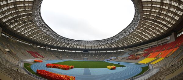 Renovation of Luzhniki stadium for 2018 football World Cup Renovation of Luzhniki stadium for 2018 football World Cup - Sputnik International