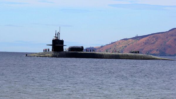 The USS Michigan Ohio-class guided missile submarine - Sputnik International