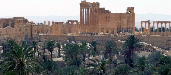 This file photo released on Sunday, May 17, 2015, by the Syrian official news agency SANA, shows the general view of the ancient Roman city of Palmyra, northeast of Damascus, Syria This file photo released on Sunday, May 17, 2015, by the Syrian official news agency SANA, shows the general view of the ancient Roman city of Palmyra, northeast of Damascus, Syria - Sputnik International
