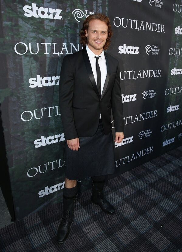 Sam Heughan arrives at the premiere for the STARZ original series Outlander during San Diego Comic-Con on Friday, July 2014 in San Diego. - Sputnik International