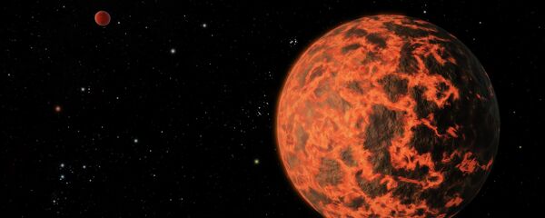 Exoplanet is Extremely Hot and Incredibly Close (Artist's Concept) Exoplanet is Extremely Hot and Incredibly Close (Artist's Concept) - Sputnik International