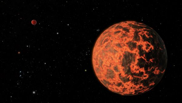 Exoplanet is Extremely Hot and Incredibly Close (Artist's Concept) - Sputnik International