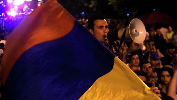 Protests in Yerevan - Sputnik International