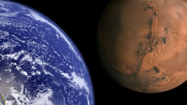 Earth and Mars. - Sputnik International