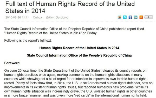 Human Rights Record of the United States in 2014 Human Rights Record of the United States in 2014 - Sputnik International