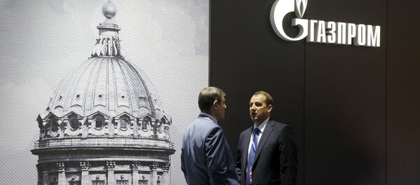 Men speak near the pavilion of Gazprom company at the St. Petersburg International Economic Forum 2015 (SPIEF 2015) in St. Petersburg, Russia, June 18, 2015 Men speak near the pavilion of Gazprom company at the St. Petersburg International Economic Forum 2015 (SPIEF 2015) in St. Petersburg, Russia, June 18, 2015 - Sputnik International