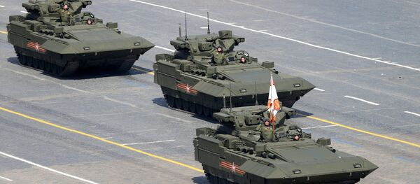 An infantry fighting vehicle T-15 with the Armata Universal Combat Platform - Sputnik International