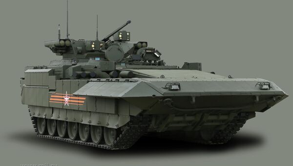 An infantry fighting vehicle T-15 with the Armata Universal Combat Platform - Sputnik International