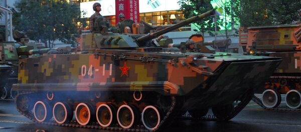 Tanks in Beijing - Sputnik International
