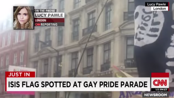 This is CNN, But That’s Not the ISIL Flag Flying Over London Pride - Sputnik International