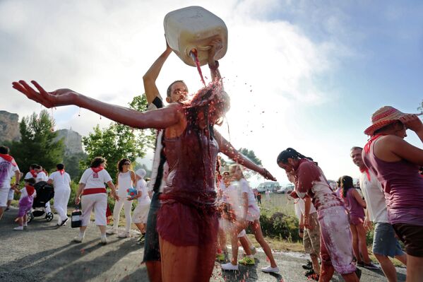 Wine Heaven: Batalla del Vino Festival in Spain - Sputnik International