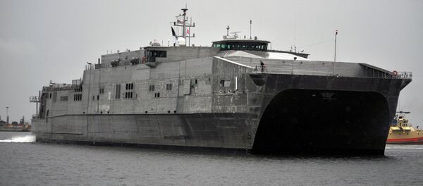 The USNS Spearhead arrives at Naval Station Mayport in Florida. The USNS Spearhead arrives at Naval Station Mayport in Florida. - Sputnik International