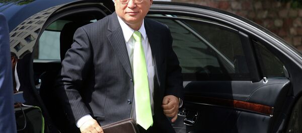 Director General of the International Atomic Energy Agency, IAEA, Yukiya Amano of Japan arrives at the Palais Coburg where closed-door nuclear talks with Iran take place in Vienna, Austria, Tuesday, June 30, 2015 - Sputnik International
