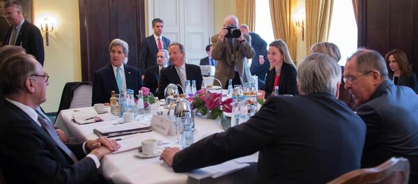 Quartet on the Middle East meeting. File photo Quartet on the Middle East meeting. File photo - Sputnik International