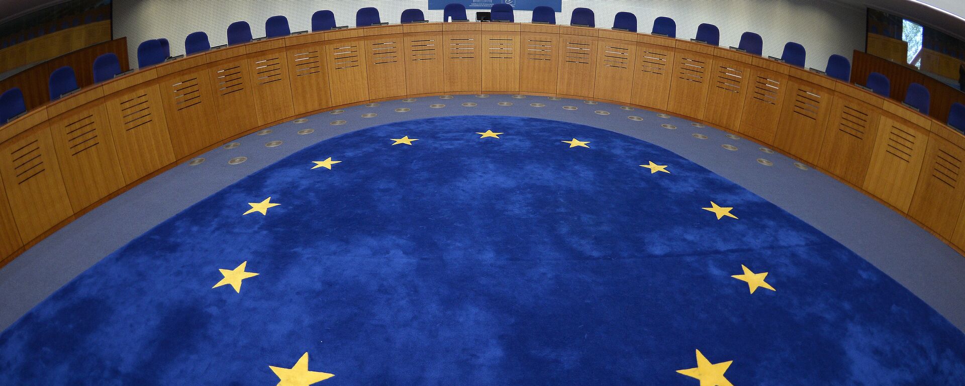 Picture taken on April 23, 2015 shows the audience room of the European Court for Human Rights, in Strasbourg, eastern France - Sputnik International, 1920, 22.07.2021