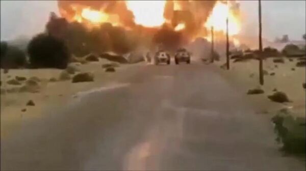 Video shows jihadi fighters' deadly attack on checkpoint in Sinai, Egypt Video shows jihadi fighters' deadly attack on checkpoint in Sinai, Egypt - Sputnik International