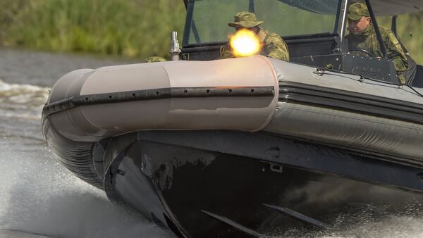 A BK-10 motor boat at the Army 2015 International Military-Technical Forum in Kubinka - Sputnik International