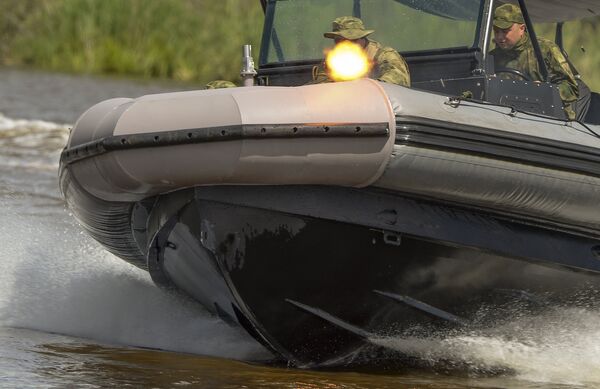 A BK-10 motor boat at the Army 2015 International Military-Technical Forum in Kubinka - Sputnik International