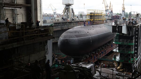 Diesel and electric submarine Rostov-on-Don launched - Sputnik International