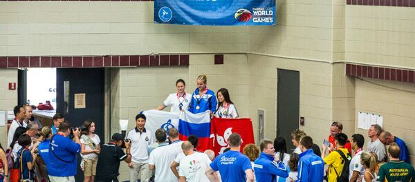 Team of the Ministry of Internal Affairs of Russia at the World games of police officers and firefighters in the USA - Sputnik International