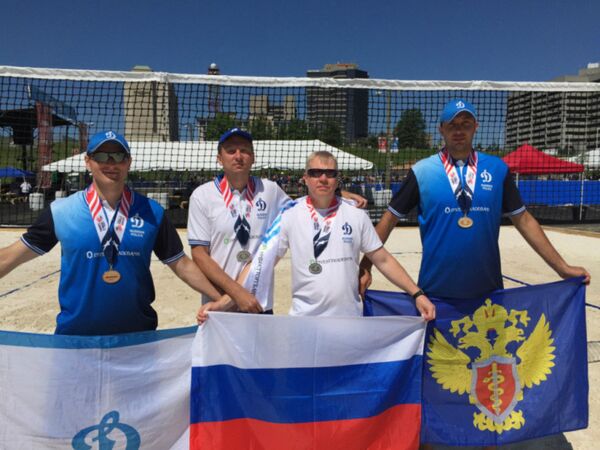 Team of the Ministry of Internal Affairs of Russia at the World games of police officers and firefighters in the USA - Sputnik International