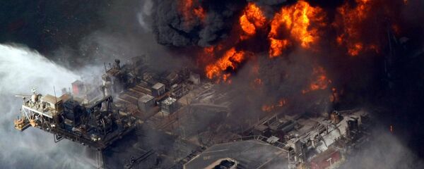 The 2010 disaster at BP’s Deepwater Horizon oil rig caused devastating pollution in the Gulf of Mexico - Sputnik International