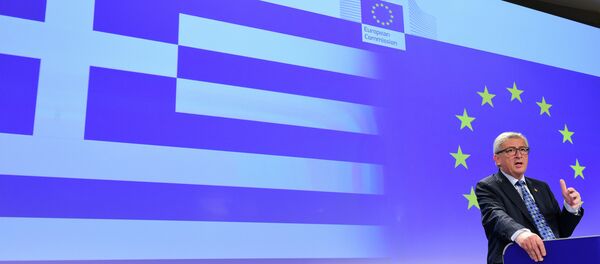 European Commission President Jean-Claude Juncker gives a press conference on Greece at the EU headquarters in Brussels on June 29, 2015. European Commission President Jean-Claude Juncker gives a press conference on Greece at the EU headquarters in Brussels on June 29, 2015. - Sputnik International
