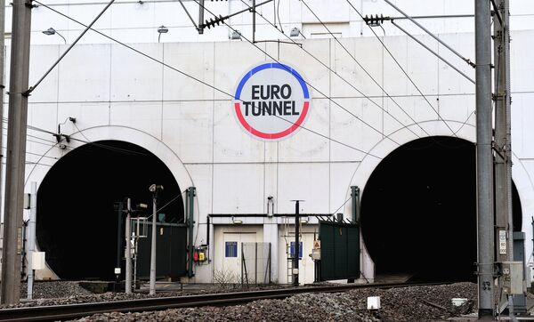 The entrance of the Eurotunnel near Coquelles, northern France. The entrance of the Eurotunnel near Coquelles, northern France. - Sputnik International