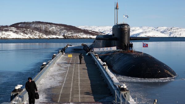 Drills for nuclear submarine crews at training center in Murmansk Region - Sputnik International