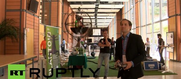 Possibly the world's first collision tolerant flying robot. Possibly the world's first collision tolerant flying robot. - Sputnik International