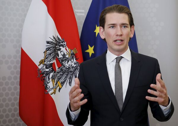 Austrian Foreign Minister Sebastian Kurz Austrian Foreign Minister Sebastian Kurz - Sputnik International